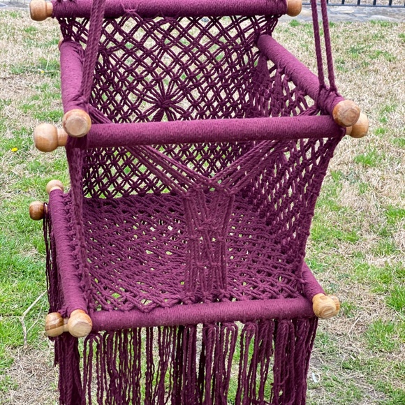 Baby Macrame Swing - Picture 2 of 2